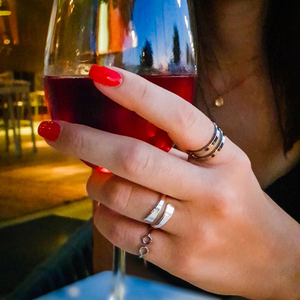 Μίνιμαλ δαχτυλίδι για το μικρό δάχτυλο σε ασημένιο χρώμα - chevalier, minimal, αυξομειούμενα, φθηνά - 3