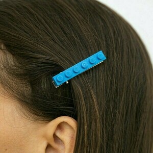 Σετ των 2 Κλιπ για τα Μαλλια από τουβλακια! - hair clips - 3