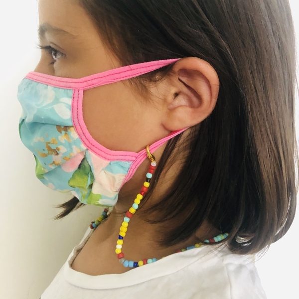 Παιδικό κορδόνι για μάσκα χαντρούλες πολύχρωμες - χάντρες, για παιδιά - 3