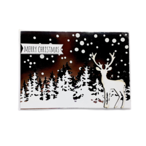 Κάρτα Χριστουγέννων - "White Christmas" - χριστουγεννιάτικο, κάρτα ευχών, χριστουγεννιάτικα δώρα, ευχετήριες κάρτες