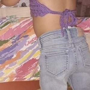 Crocheted Crop Top - βαμβάκι, κορίτσι - 2