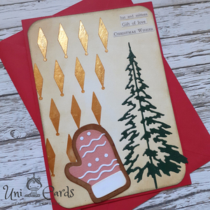 Σετ 3 Χριστουγεννιάτικων καρτών - Christmas cookies - σετ, χριστουγεννιάτικο, κάρτα ευχών, χριστούγεννα, ευχετήριες κάρτες - 4