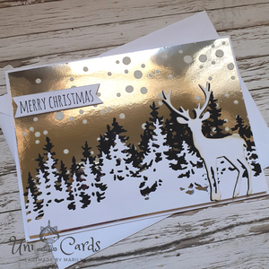 Κάρτα Χριστουγέννων - "White Christmas" - χριστουγεννιάτικο, κάρτα ευχών, χριστουγεννιάτικα δώρα, ευχετήριες κάρτες - 2