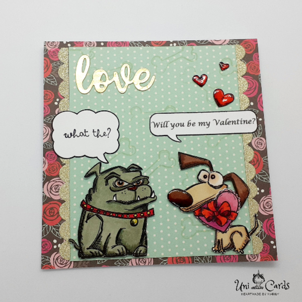 Κάρτα Αγίου Βαλεντίνου - Will you be my Valentine? - χιουμοριστικό, κάρτα ευχών, αγ. βαλεντίνου, ευχετήριες κάρτες - 3