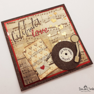 Κάρτα Αγίου Βαλεντίνου - All you need is love - καρδιά, κάρτα ευχών, αγ. βαλεντίνου, ευχετήριες κάρτες - 5