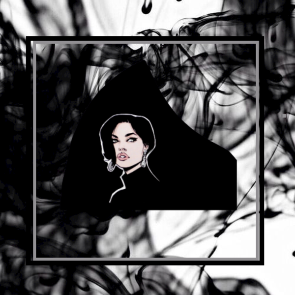 35.Μάσκα βαμβακερή-πολλαπλών χρήσεων-Σχέδιο "Pop Art Lady in Black". - βαμβάκι, χειροποίητα, unisex, πλενόμενο, μάσκες προσώπου - 4