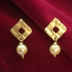 σκουλαρικια με περλες - κρεμαστά, πέρλες, faux bijoux - 2