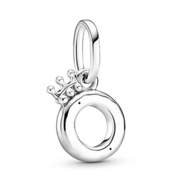 Silver bead crown - the perfect bead - charms, ορείχαλκος, σταθερά, χεριού, φθηνά
