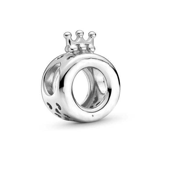 Silver bead crown - the perfect bead - charms, ορείχαλκος, σταθερά, χεριού, φθηνά - 3