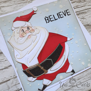 Ευχετήρια Κάρτα Χριστουγέννων - Άγιος Βασίλης - χριστουγεννιάτικο, κάρτα ευχών, άγιος βασίλης, ευχετήριες κάρτες - 3