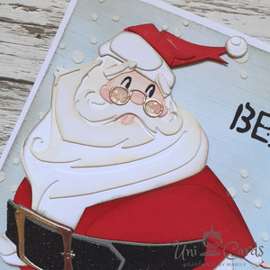 Ευχετήρια Κάρτα Χριστουγέννων - Άγιος Βασίλης - χριστουγεννιάτικο, κάρτα ευχών, άγιος βασίλης, ευχετήριες κάρτες - 4