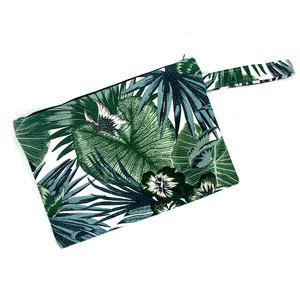 Pouch Palm tree large 32cm x Υ 23cm - ύφασμα, φλοράλ, θαλάσσης, καλλυντικών, ταξιδίου