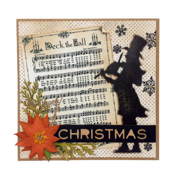 Ευχετήρια Κάρτα Χριστουγέννων, Κάλαντα - ρετρό, κάρτα ευχών, ευχετήριες κάρτες