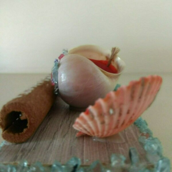 Handmade seashell souvenir from Keramoti - 4