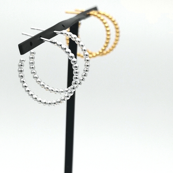 Silver Hoop earrings -small - ασήμι, κρίκοι, μικρά - 3