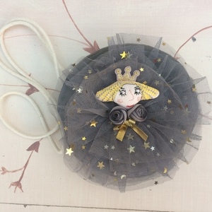 Παιδικό Κρεμαστό Πορτοφόλι "Πριγκιπέσσα"σε 3 χρώματα - ύφασμα, πορτοφολάκι, κορίτσι, personalised, τσαντάκια - 4