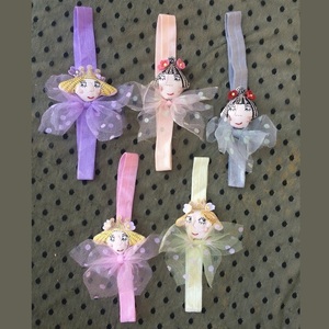 Παιδική Κορδέλα Μαλλιών "Πριγκιπέσσες" σε 5 χρώματα - βρεφικά, δώρα γενεθλίων, για παιδιά, αξεσουάρ μαλλιών - 4