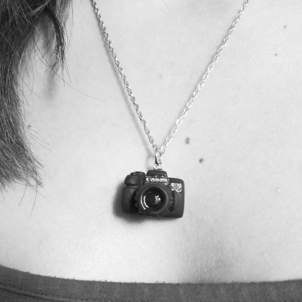 Κολιέ canon φωτογραφική μηχανή - charms, πηλός, κοντά, για φωτογραφίες - 3