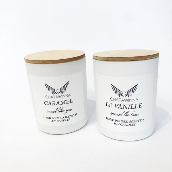 Αρωματικό κερί σόγιας Le Vanille “spread the love” - διακόσμηση, αρωματικά κεριά, κερί σόγιας, δώρα για γυναίκες, προσωποποιημένα - 3