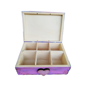 Ξύλινη κοσμηματοθήκη 6 θέσεων (22*16,5*7,8cm) - ξύλο, οργάνωση & αποθήκευση, κοσμηματοθήκη - 2