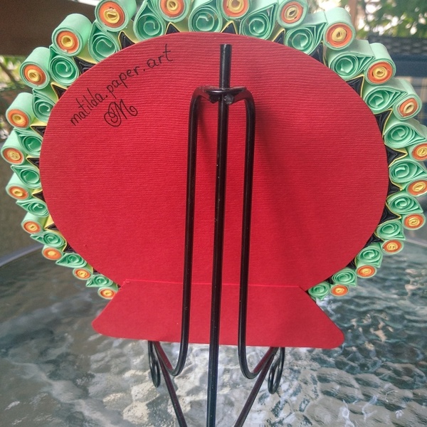Επιτραπέζιο διακοσμητικό μανταλά (mandala) - χαρτί, δώρο, διακόσμηση - 2