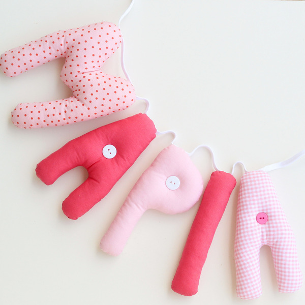 Υφασμάτινο διακοσμητικό μπάνερ με το όνομα Μαρία - κορίτσι, όνομα - μονόγραμμα, γιρλάντες, προσωποποιημένα - 2