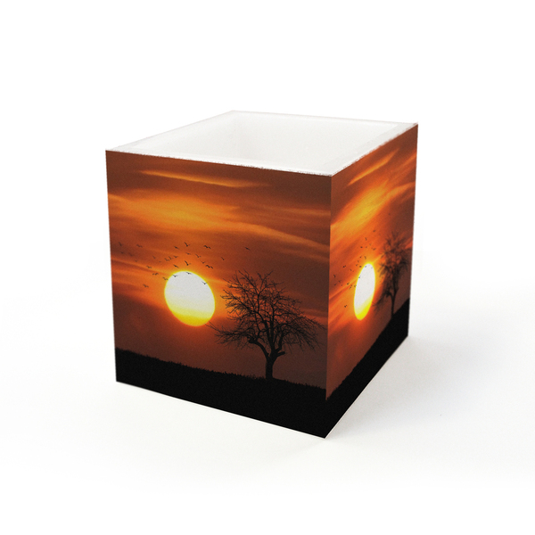 Sunset Light Κουφωτό κερί τυπωμένο - ρεσώ & κηροπήγια, βάσεις για ρεσώ, διακοσμητικά, δώρα για γυναίκες