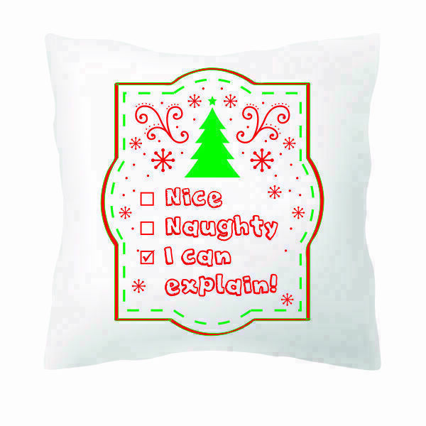 Xmas Time Cushion - λευκά είδη, χριστούγεννα, χριστουγεννιάτικα δώρα, μαξιλάρια