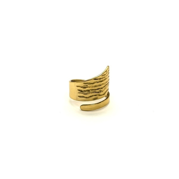 Χειροποίητο δαχτυλίδι ορείχαλκου - επιχρυσωμένα, ορείχαλκος, μπρούντζος, μεγάλα, αυξομειούμενα