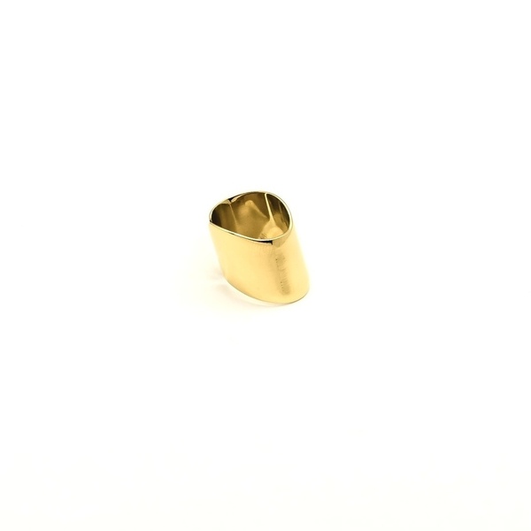 Χειροποίητο σεβαλιέ δαχτυλίδι ορείχαλκου - chevalier, επιχρυσωμένα, ορείχαλκος, boho, αυξομειούμενα