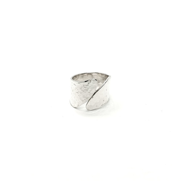 Σφυρήλατο δαχτυλίδι ορείχαλκου - ορείχαλκος, boho, μεγάλα, επιπλατινωμένα, αυξομειούμενα