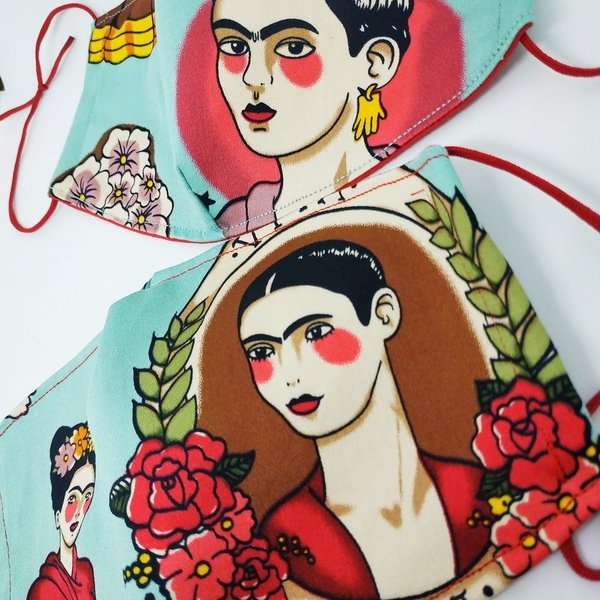 Frida kahlo μάσκα (βεραμαν) - γυναικεία, frida kahlo, μάσκες προσώπου - 2