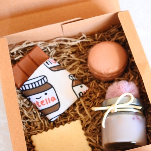 Giftbox με σαπούνια και κερί - αρωματικά κεριά, αρωματικό σαπούνι, δώρα για γυναίκες