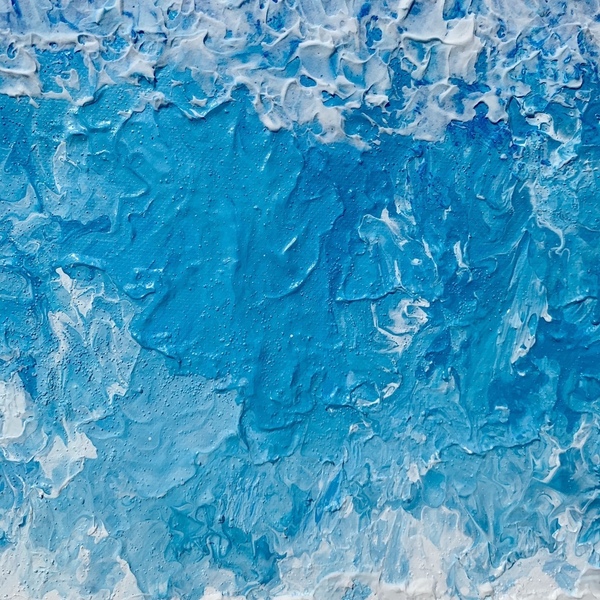 Blue Waves - πίνακες & κάδρα, θάλασσα, πίνακες ζωγραφικής - 3
