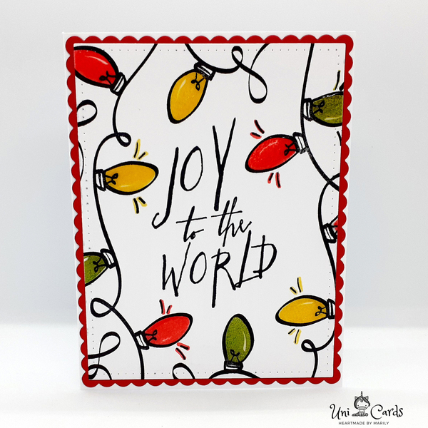 Κάρτες Χριστουγέννων (σετ 2 καρτών) - Joy to the World - χριστουγεννιάτικο, κάρτα ευχών, ευχετήριες κάρτες - 3