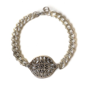 Silver plated eye bracelet - αλυσίδες, επάργυρα, μάτι, χεριού - 2