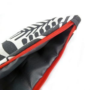 Pouch-κασετίνα Doodles 10x22 cm - ύφασμα, κασετίνες, αδιάβροχο, καλλυντικών, ταξιδίου - 3