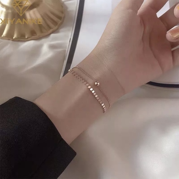 Silver 925 βραχιολι - double layer bracelet - ασήμι 925, πολύσειρα, χεριού - 3