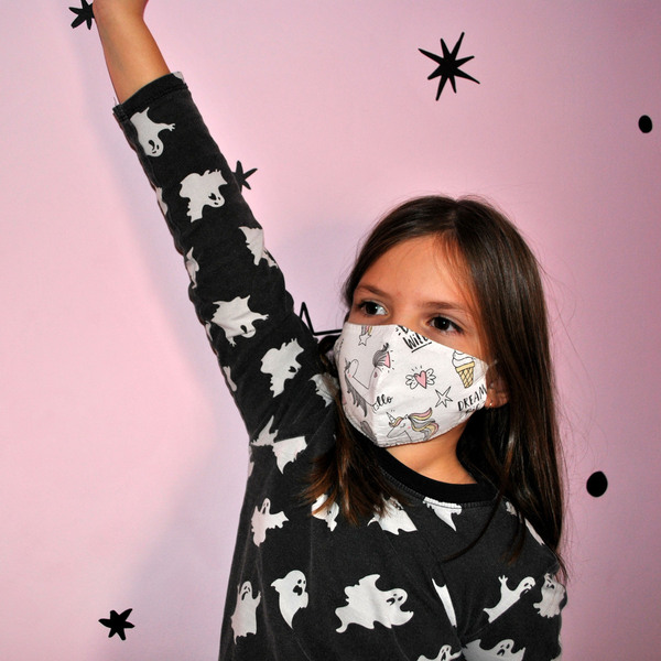 Παιδική μάσκα προστασίας μονόκερος - κορίτσι