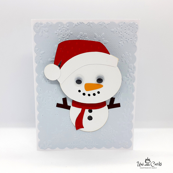 Ευχετήριες Κάρτες Χριστουγέννων - κάρτα ευχών, χιονάνθρωπος, άγιος βασίλης, ευχετήριες κάρτες - 4