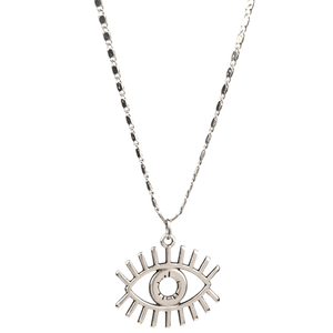 Bellatrix necklace - ορείχαλκος, επάργυρα, κοντά, boho