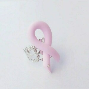 Pink ribbon δαχτυλίδι