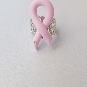 Pink ribbon δαχτυλίδι - 2