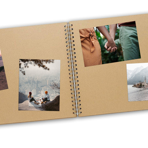 Ξύλινο Άλμπουμ Φωτογραφιών 21cm x 30cm "Travel Journal" (Mε δυνατότητα χάραξης ονομάτων σας) - χειροποίητα, άλμπουμ, για φωτογραφίες - 3