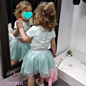 Τούλινη παιδική φούστα μέντας - πολυεστέρας, κορίτσι, παιδικά ρούχα, φούστες & φορέματα - 4