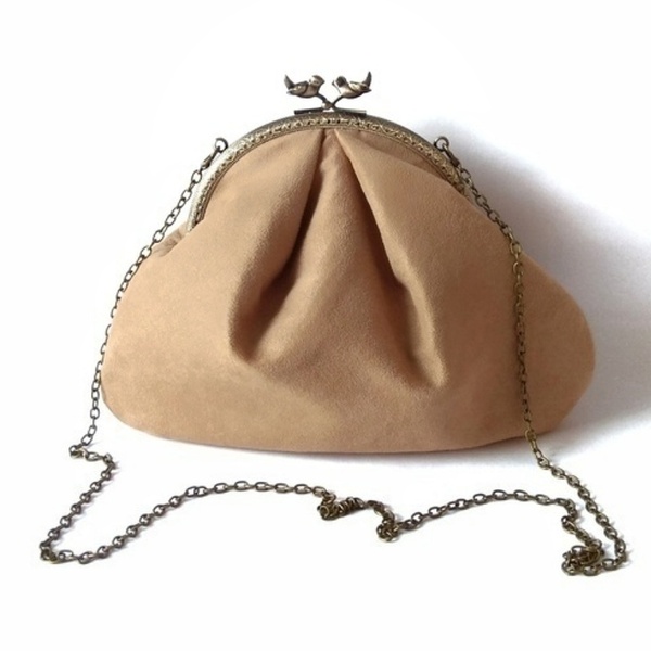 Clutch τσάντα -Η φθινοπωρινή αριστοκρατία- - ύφασμα, clutch, χιαστί, all day, μικρές