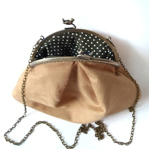 Clutch τσάντα -Η φθινοπωρινή αριστοκρατία- - ύφασμα, clutch, χιαστί, all day, μικρές - 3