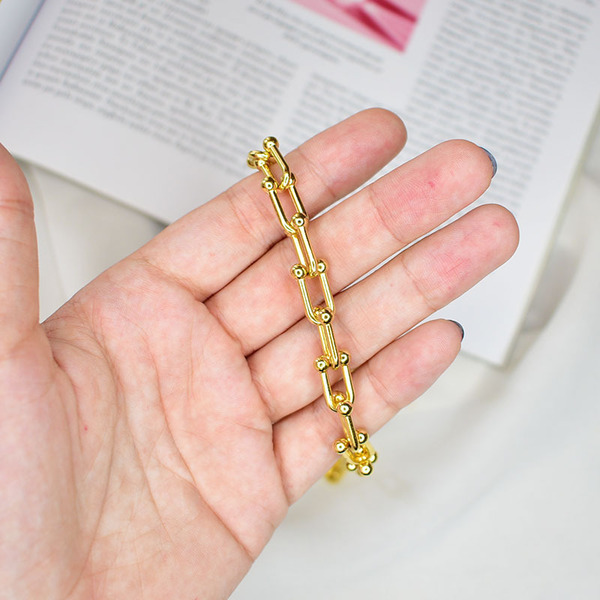 Κολιέ Αλυσίδα από Ανοξείδωτο Ατσάλι Tiffany Gold - αλυσίδες, δώρο, boho - 3