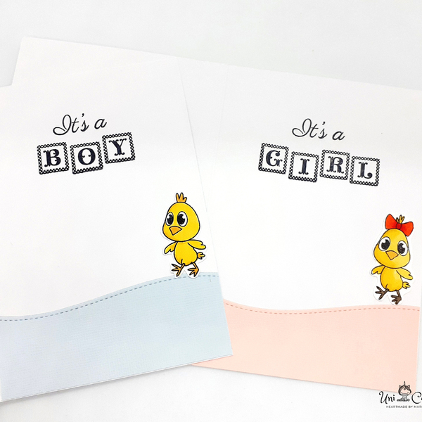 Ευχετήρια κάρτα για νεογέννητα μωράκια - κορίτσι, αγόρι, βρεφικά, γέννηση - 5