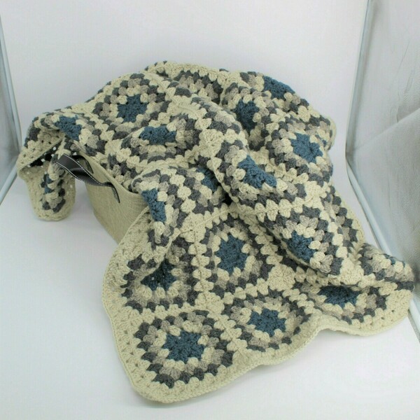 χειροποίητη κουβερτούλα παιδική πλεκτό βελονάκι με μοτίβα - δώρο, χειροποίητα, πλεκτή, προίκα μωρού, κουβέρτες - 4